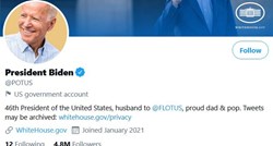 Biden preuzeo predsjednički Twitter profil i zapratio osobu koju je Trump blokirao