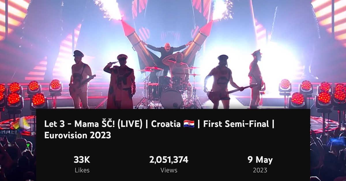 Eurovizijski nastup Leta 3 već skupio 2 milijuna pregleda na YouTubeu. Šiša favorite