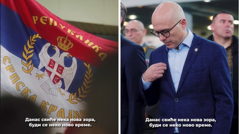 VIDEO Vučićev ministar objavio spot sa zastavom "Krajine": "Sloga bit će poraz vragu"