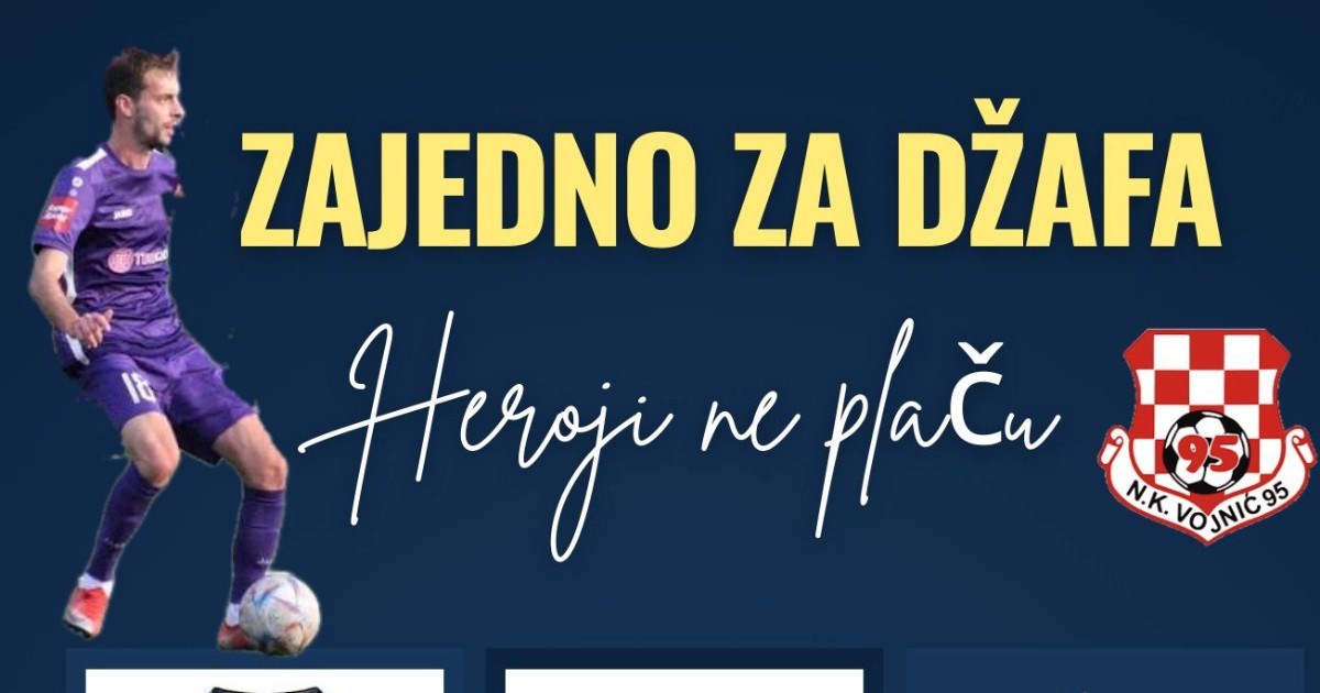 NK Vojnić prodajom dresova skuplja sredstva za igrača ozlijeđenog u prometnoj nesreći