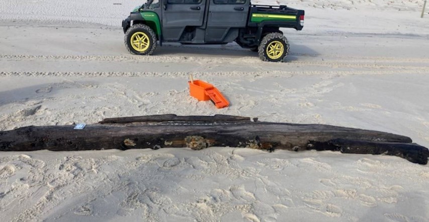 Komad drva na plaži u Marylandu pripada brodu iz 19. stoljeća