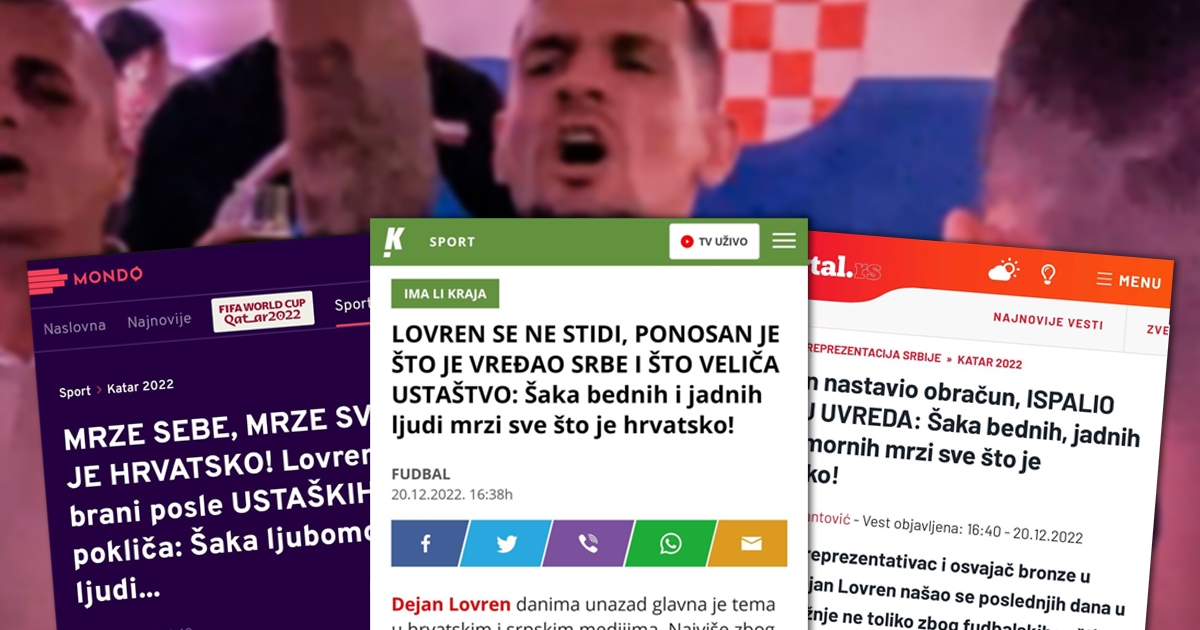 Srpski mediji traže kaznu za Lovrena: Vidjet ćemo hoće li FIFA reagirati