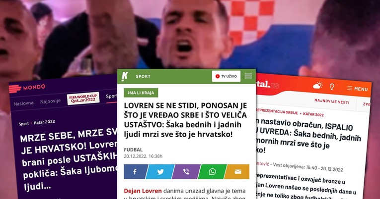Srpski mediji traže kaznu za Lovrena: Vidjet ćemo hoće li FIFA reagirati