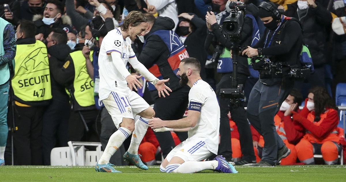 Drugi kut snimljenog gola otkriva kako su Modrić i Benzema oduševili Bernabeu