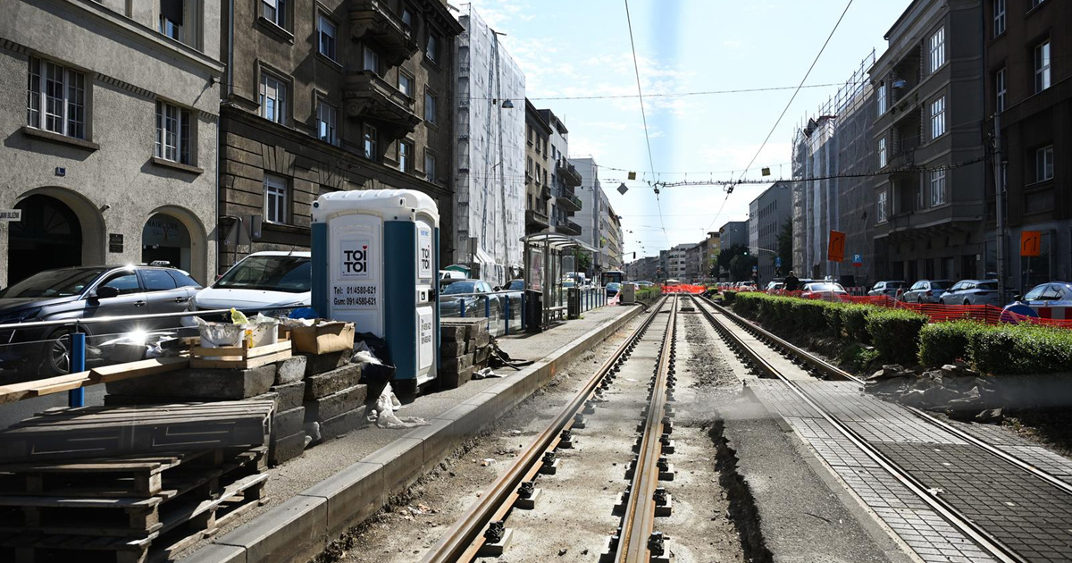 Za popravak tramvajskih pruga u Zagrebu stigle dvije ponude