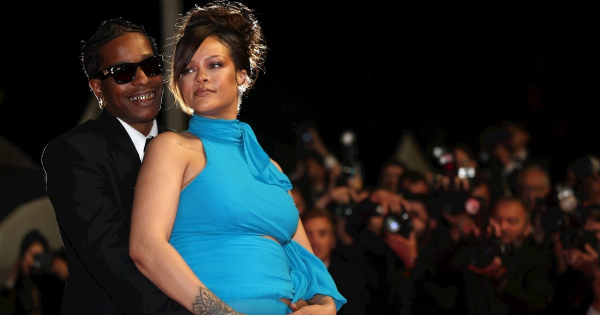 Rihanna podržala A$AP Rockyja u Cannesu, uskom haljinom istaknula trudnički trbuh