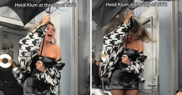 Heidi Klum se popela na Empire State Building tijekom oluje i postala hit