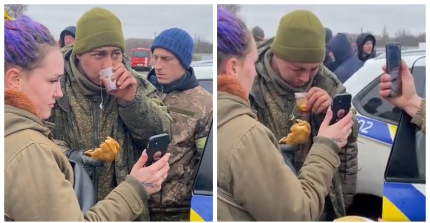 Širi se video: "Ukrajinci ruskom vojniku dali hranu i čaj i pomogli da nazove mamu"