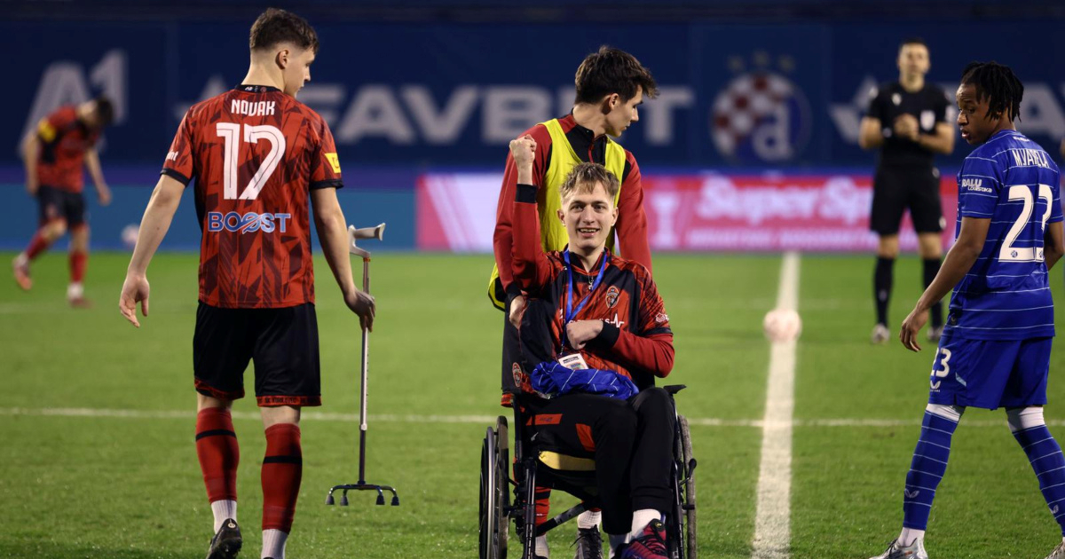 Početni udarac na Maksimiru izveo mladić koji se oporavlja od teške nesreće