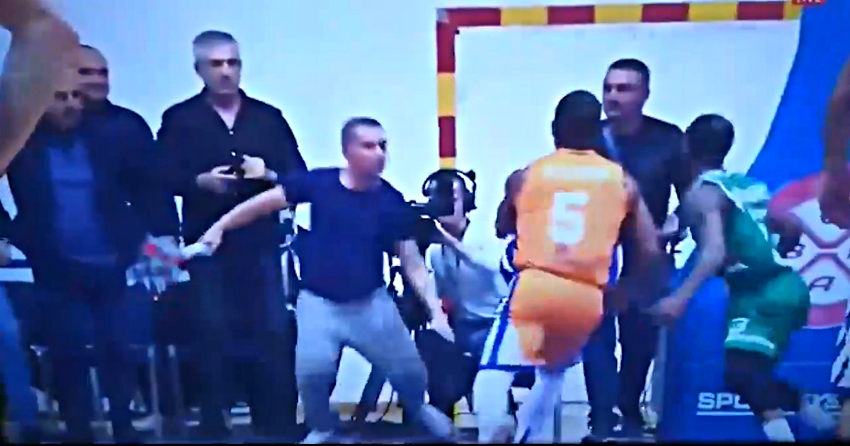 Skandal u ABA ligi: Navijač udario košarkaša Cedevita Olimpije