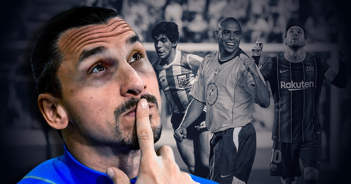 Ibrahimović izabrao tri najbolja nogometaša ikad. Messi je treći
