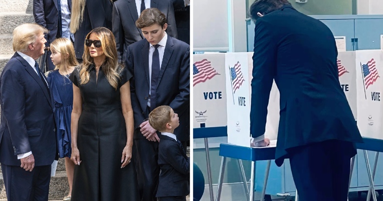 Barron Trump je prvi put glasao, Melania objavila fotku: "Prvi put, za svog tatu"