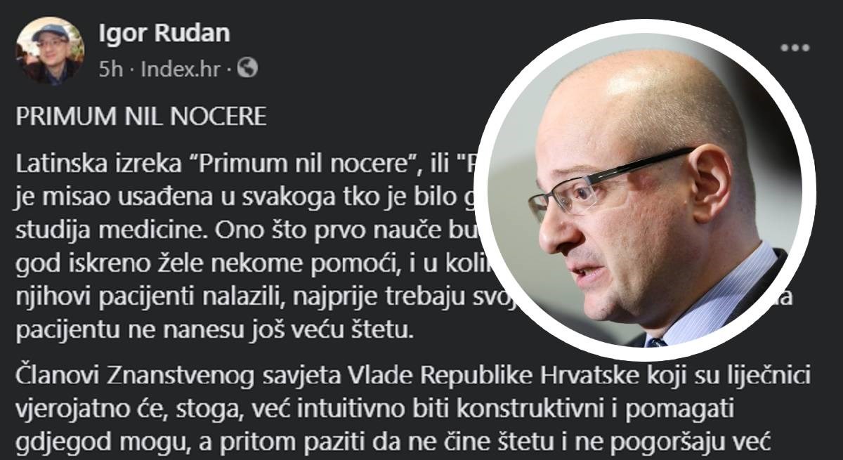 Rudan objavio velik post o Laucu: On nema epidemiološko znanje