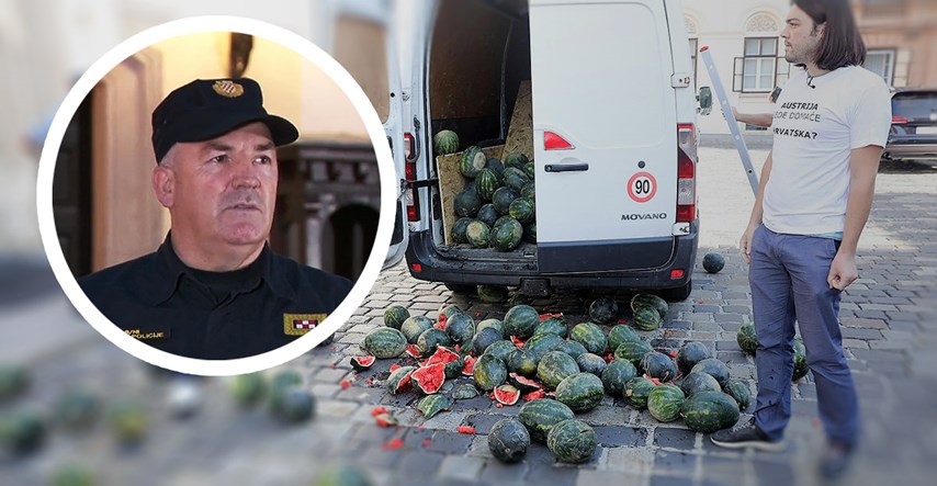 Glavni ravnatelj policije o Sinčićevim lubenicama pred vladom: Nije bilo opasnosti