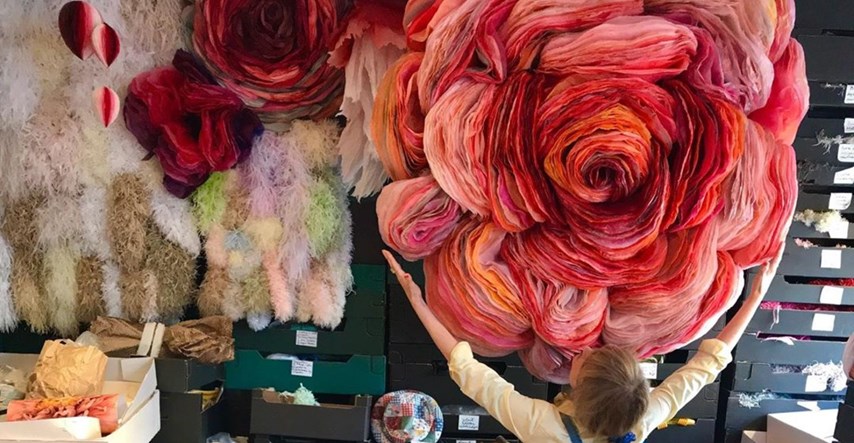 Ljepši od pravih: Umjetnica izrađuje ogromne bukete cvijeća od papirnatih maramica