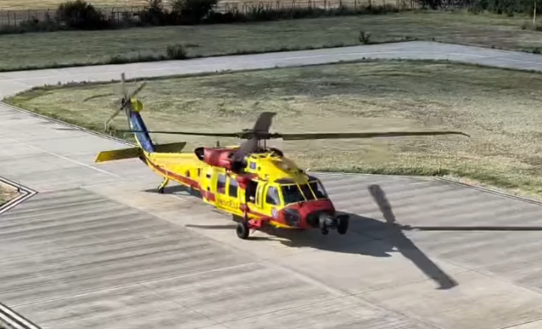 Na fotografiji je rumunjski Black Hawk.