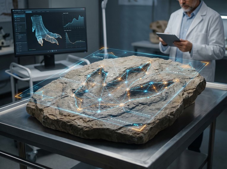 Nova AI metoda pomaže u identificiranju otisaka stopala dinosaura