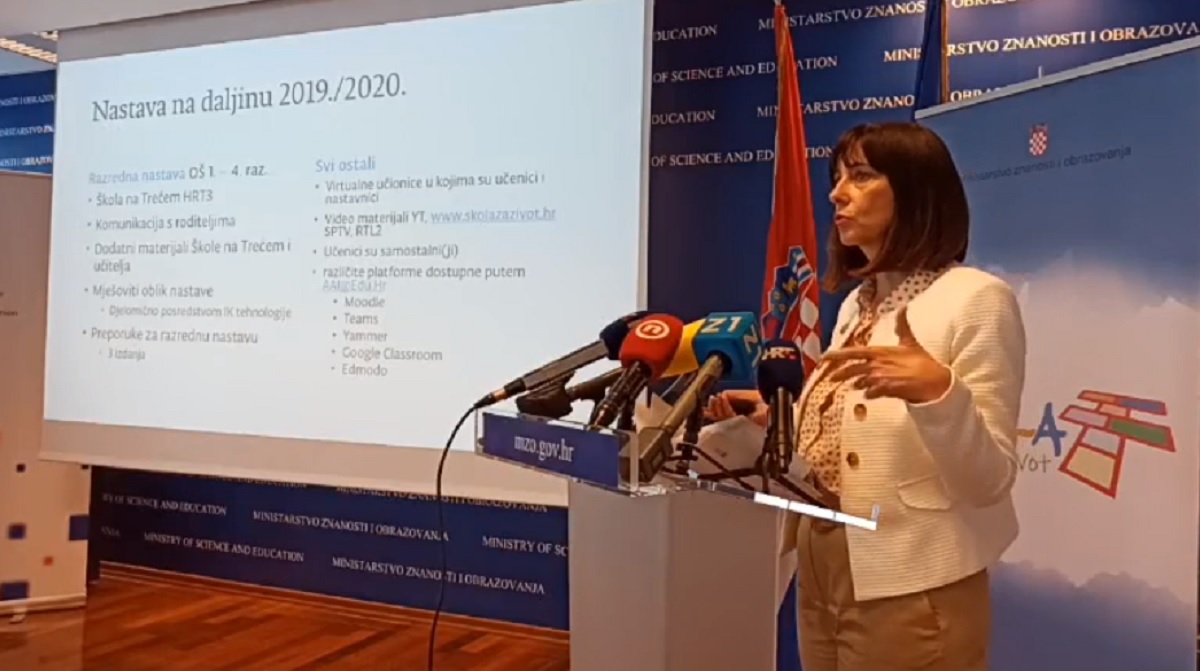 Kako će izgledati nastava iduće godine? Divjak predstavila tri scenarija