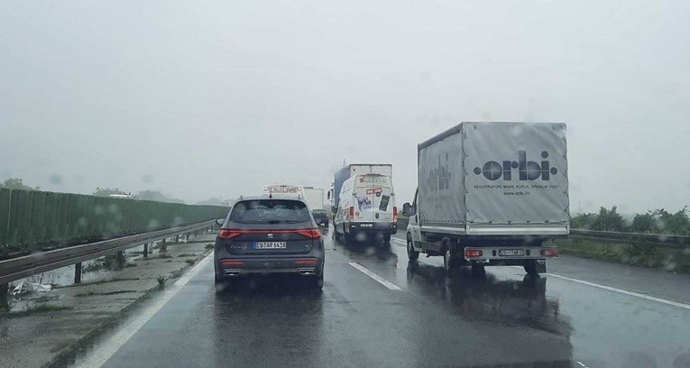 Velika gužva i prometna na zagrebačkoj obilaznici