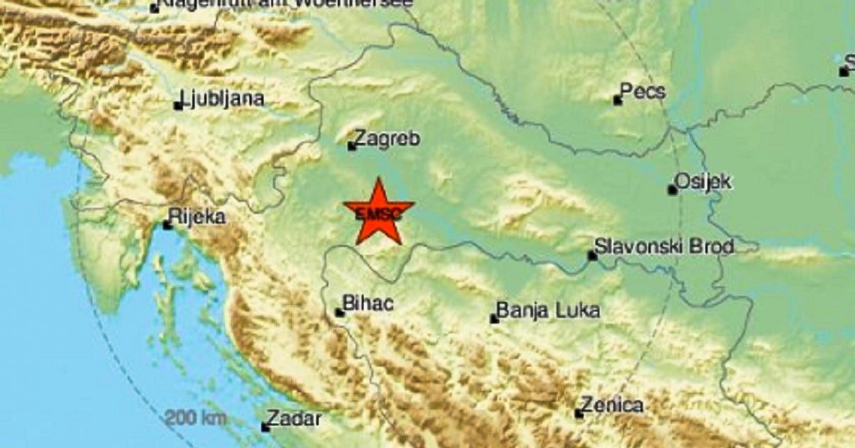 Potres magnitude 4.1 u središnjoj Hrvatskoj