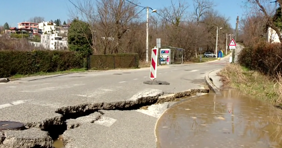 Aktiviralo se novo klizište u blizini Milanovićevog ureda