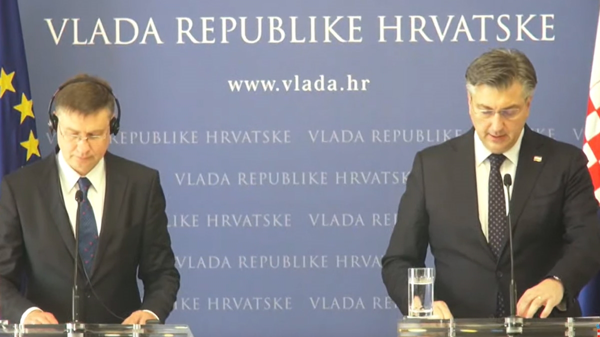VIDEO Plenković: Oni koji žele profitirati na uvođenju eura moraju biti imenovani