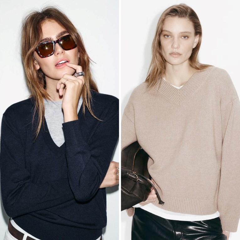 Pulover s V-izrezom: Ključni komad za profinjen izgled ove sezone