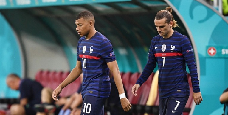 L'Equipe: Mbappeova ljubomora na Griezmanna je jedan od razloga debakla na Euru