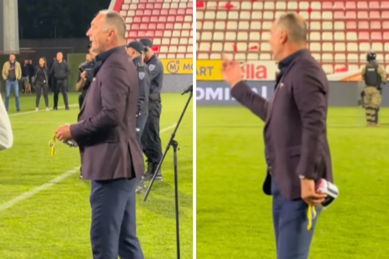 VIDEO Štimac pokazao srednji prst navijačima Veleža i urlao "Livada"