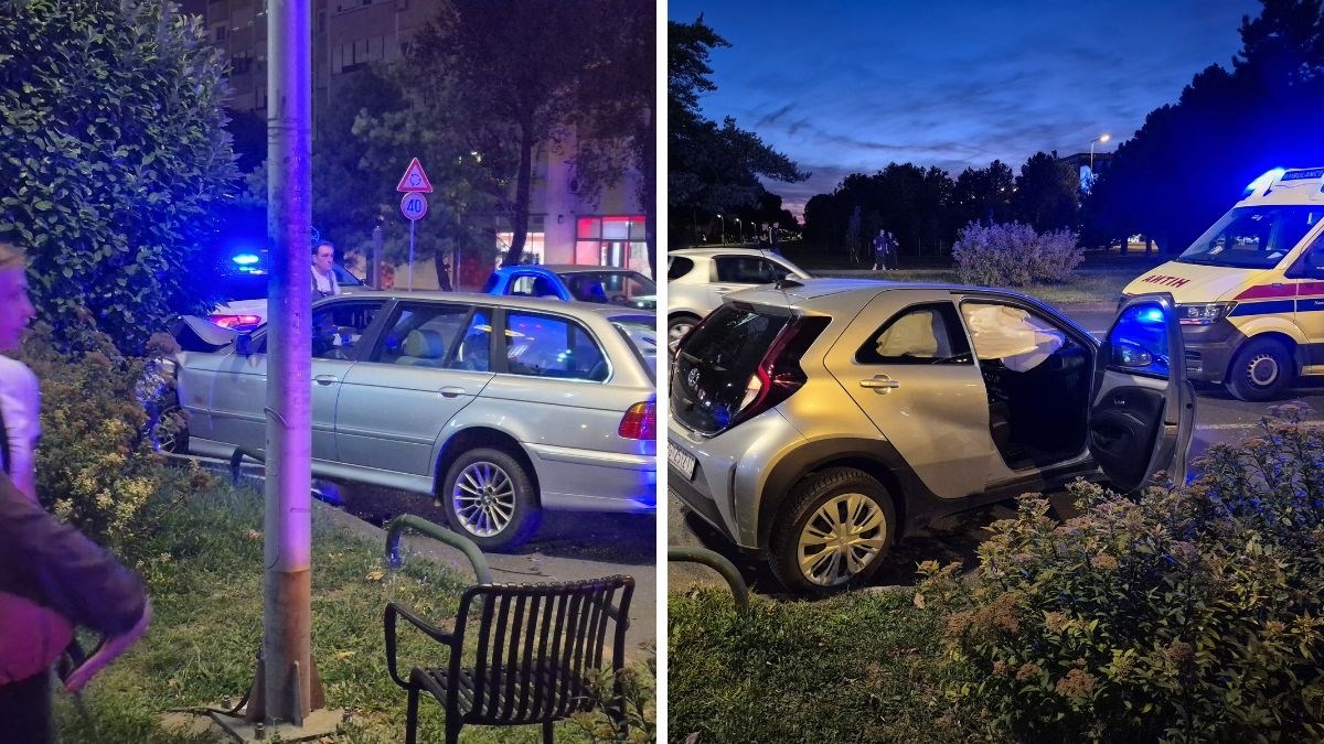 VIDEO I FOTO BMW se zabio u Toyotu u Zagrebu. "Dojurio je velikom brzinom"
