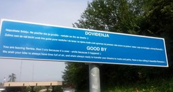"Good By": Natpis na graničnom prijelazu između Srbije i Rumunjske postao viralni hit