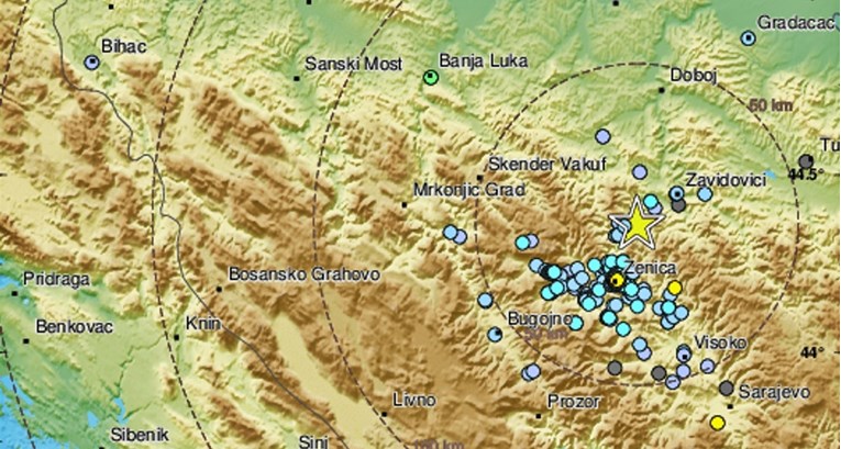 Potres od 3.2 zatresao BiH