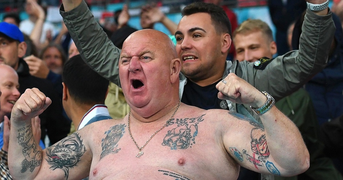 Englezi na Wembleyju oduševljeno proslavili gol Hrvatske protiv Škotske