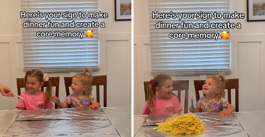 Mama kćerima poslužila večeru na drugačiji način, pogledajte kako su reagirale