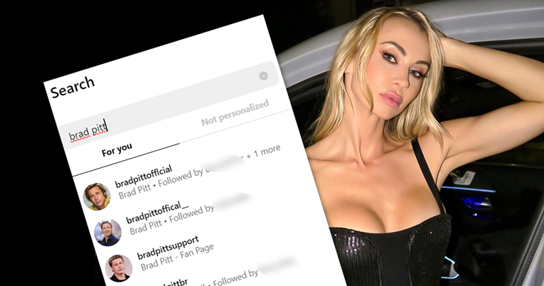 Sarajevska glumica misli da joj je u DM uletio Brad Pitt. On nema Instagram profil