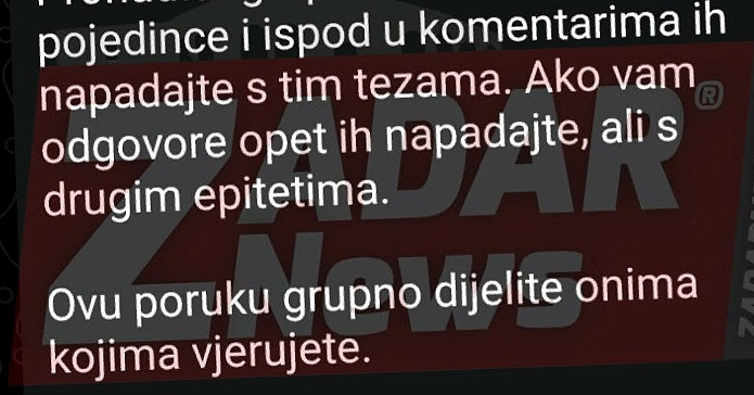 HDZ o navodnoj poruci članovima stranke: Ovo je amatersko podmetanje radikalne ljevice