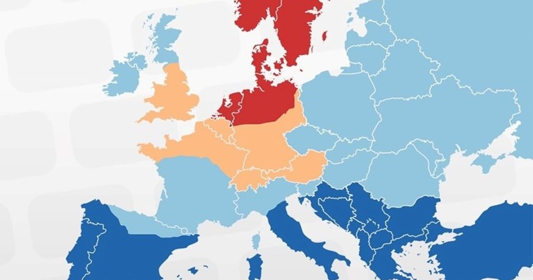 Kakvi su Hrvati domaćini? Društvenim mrežama širi se zanimljiva karta Europe