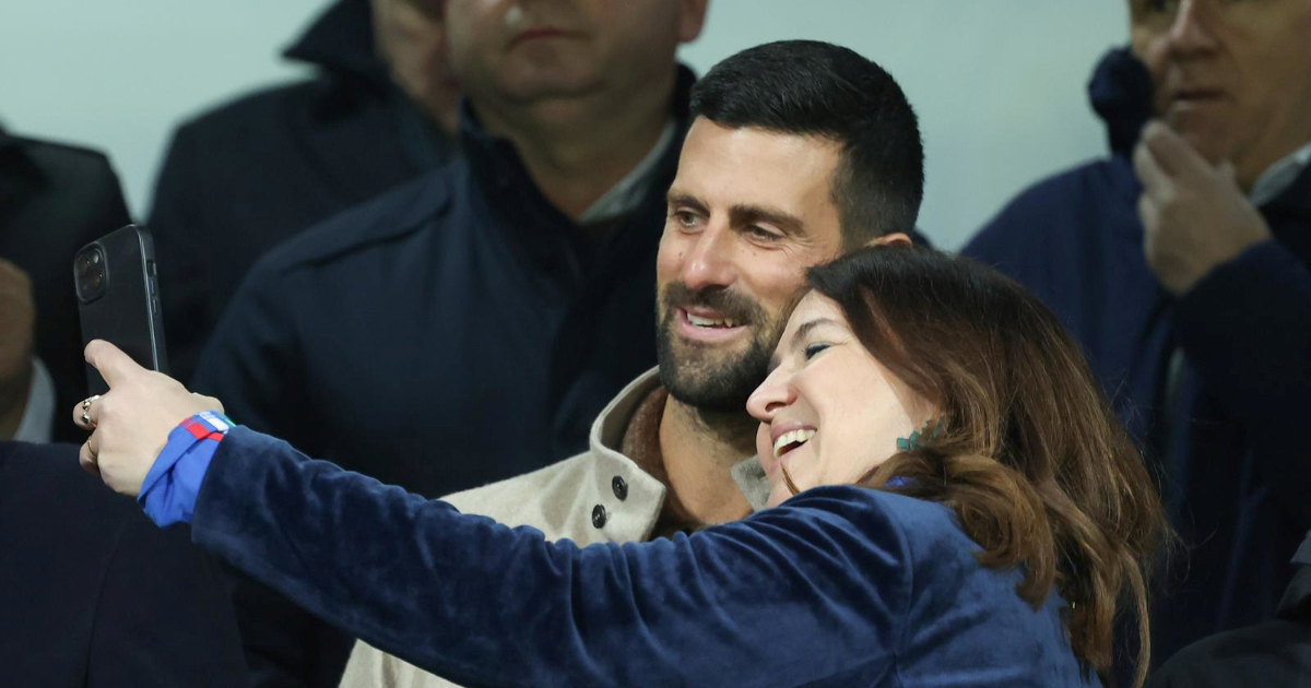 Novak Đoković snimljen na tribinama u Zenici