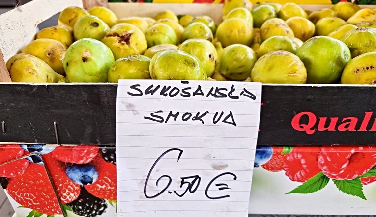 Kilogram smokvi iz Sukošana trenutno u Zagrebu košta 6.50 eura (50 kn)