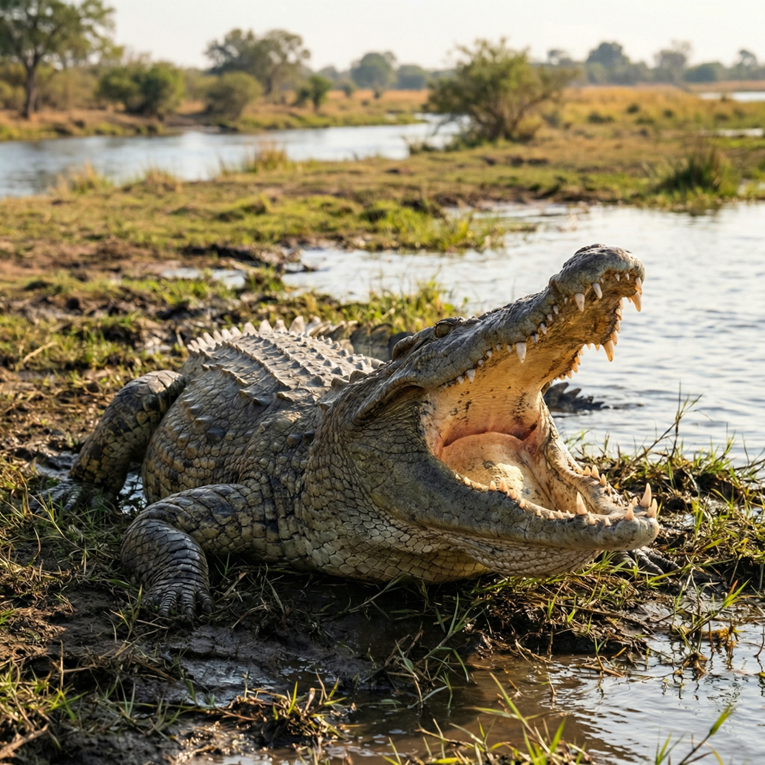 U Africi bježao od slonova pa ga ubio krokodil