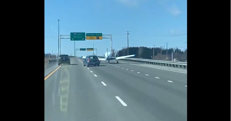 VIDEO Nesvakidašnja pojava na autocesti: Mjesta molim, slijećem!