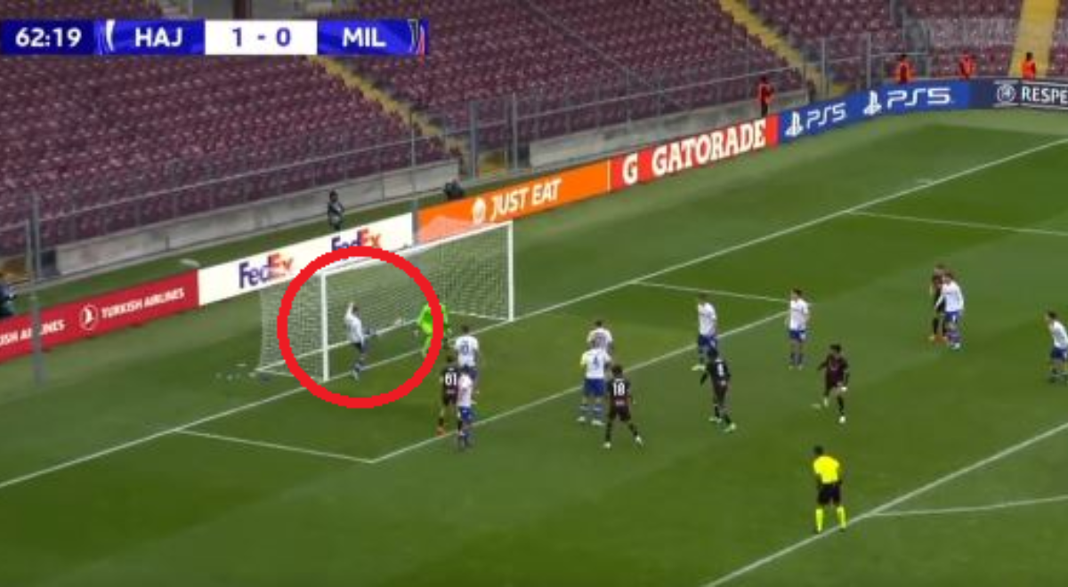 Hajdukov junak iz Vukovara prvo je izbio loptu s crte svog gola pa zabio Milanu