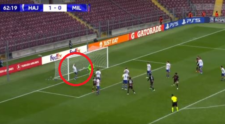 Hajdukov junak iz Vukovara prvo je izbio loptu s crte svog gola pa zabio Milanu