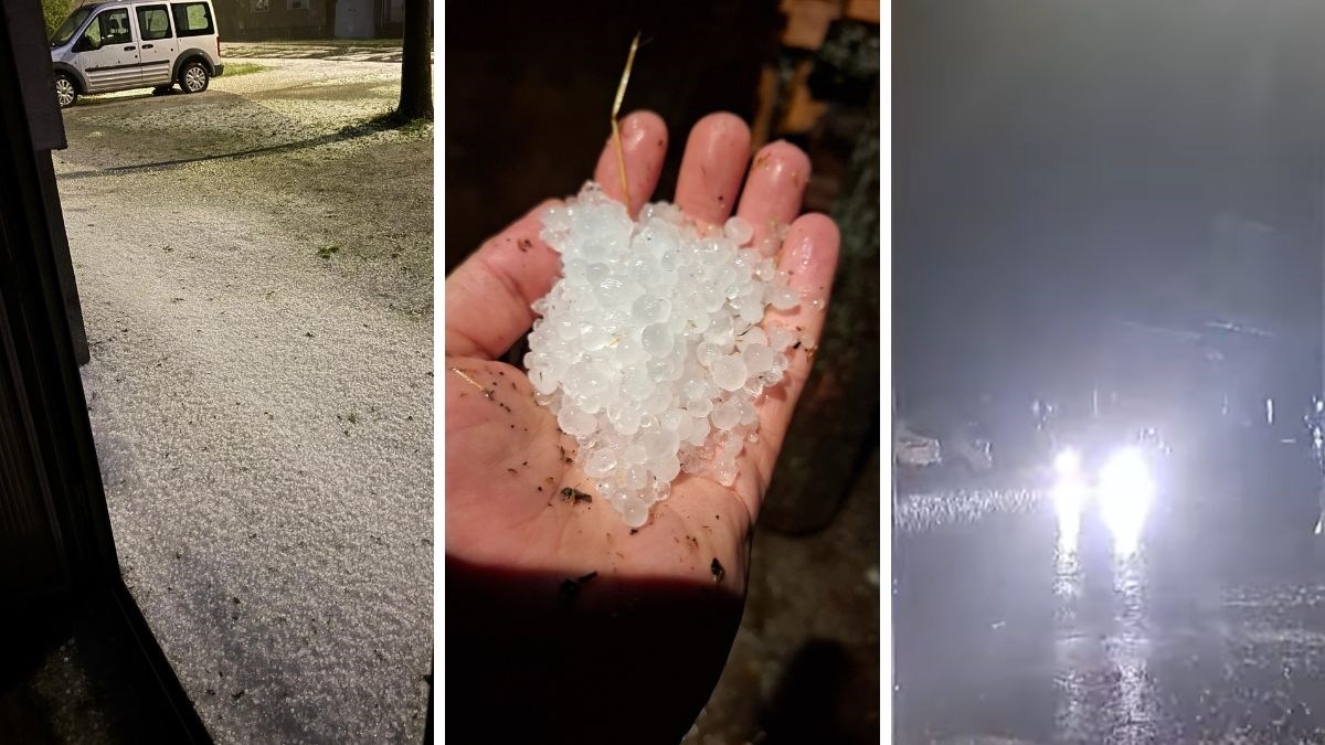 VIDEO I FOTO Oluja u Slavoniji: Jaka tuča, dijelovi Vinkovaca pod vodom i bez struje