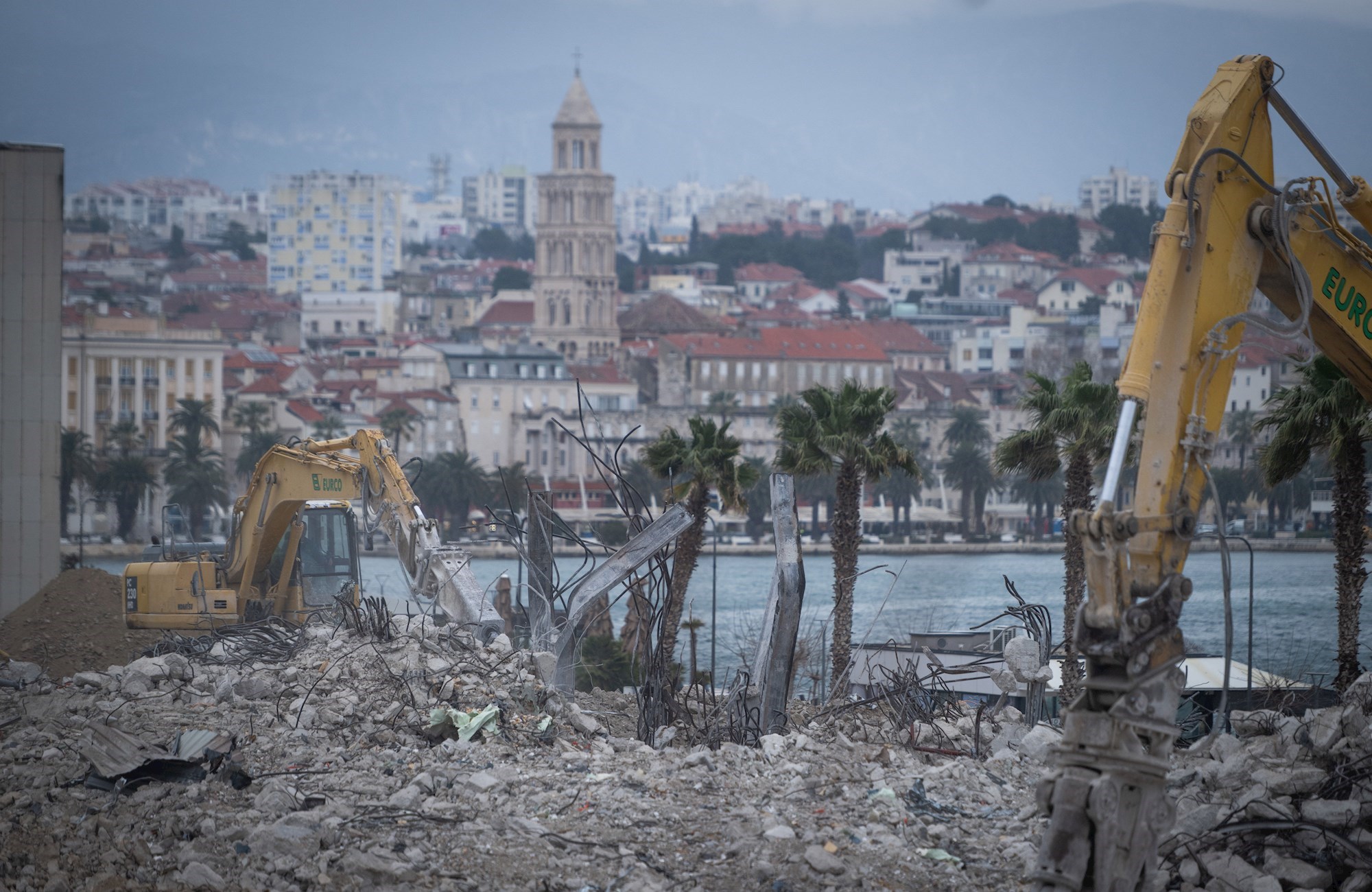 FOTO Hotel Marjan u centru Splita sravnjen sa zemljom