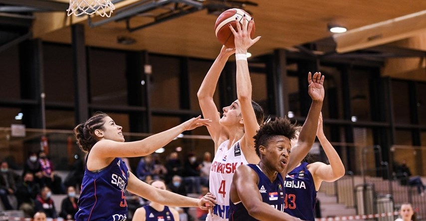 Hrvatske košarkašice doživjele težak poraz od Srbije