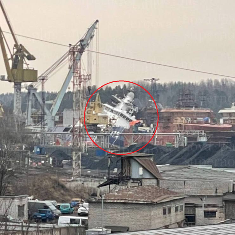 FOTO Ukrajinci: Pogodili smo FSB-ov ledolomac