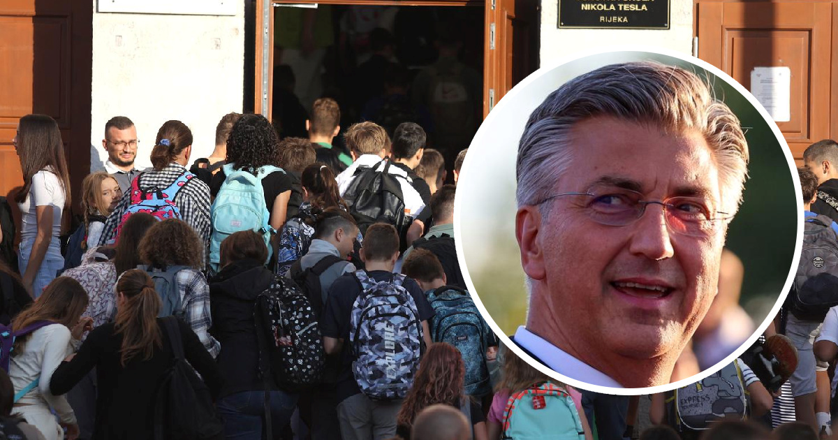 Plenković: Sretan povratak u školu, Vlada nastavlja ulagati u obrazovanje