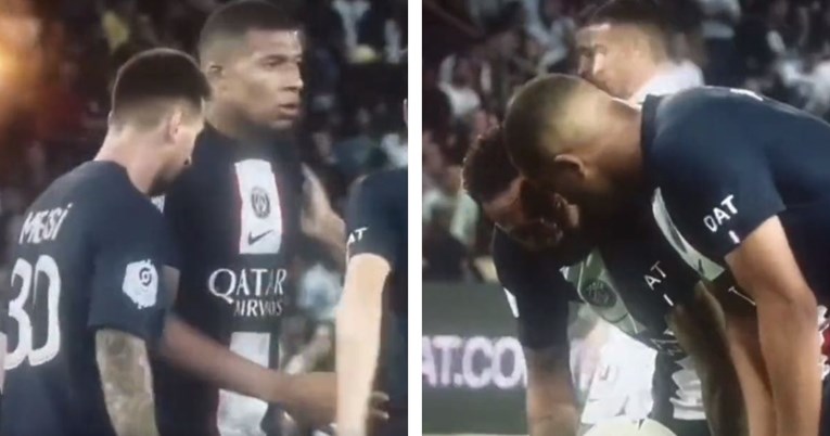 VIDEO Ovdje je sve puklo. Mbappé ignorira Messija i odlazi raspravljati s Neymarom