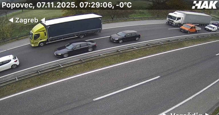 Magla i radovi usporavaju promet, kolona na A4 duga tri kilometra